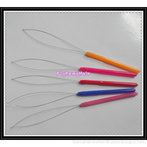 Hair Extension Micro Ring Tools Pulling Needle Loop Threader For Nano Micro Beads Rings